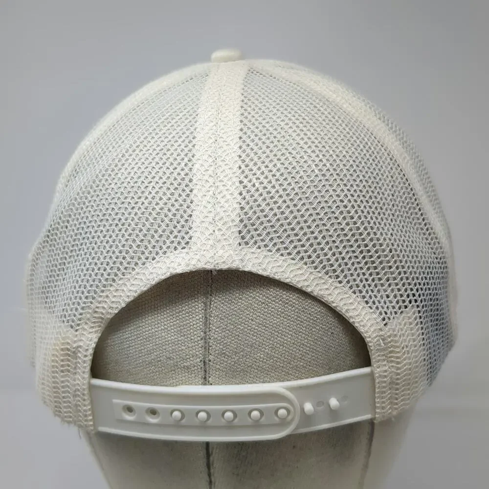 AS Colour Trucker Hat Beige One Size Mesh Back Foam Front Plunge Club Snapback